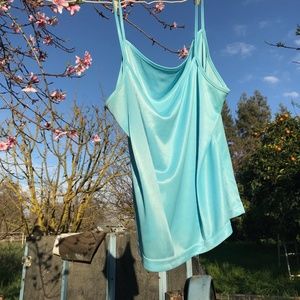 Baby Blue Sheer Tank-Top